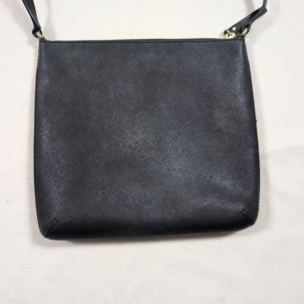 KATE SPADE New York Laurel Way Rima Bag Black Gold Crossbody Chic Classic